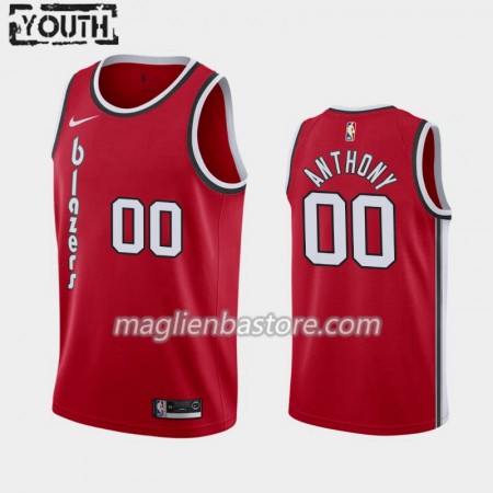 Maglia NBA Portland Trail Blazers Carmelo Anthony 00 Nike 2019-20 Classic Edition Swingman - Bambino